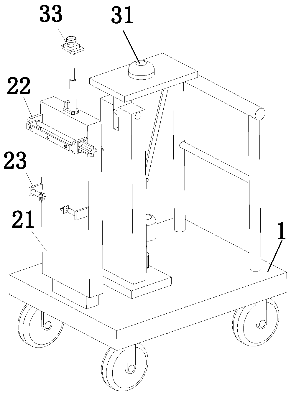 Detection device for building fire-fighting equipment