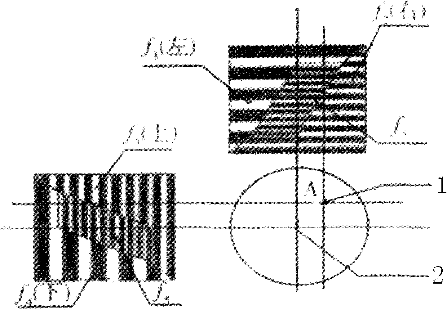 Method for determining laser beam rider guidance information field initial fixed focus parameters