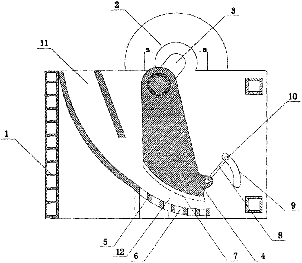 A hammer crusher