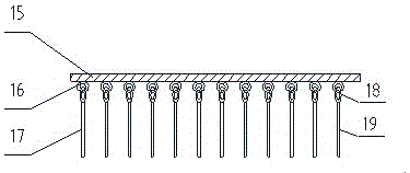 Hydrogen sulphide-containing gas treatment method and device