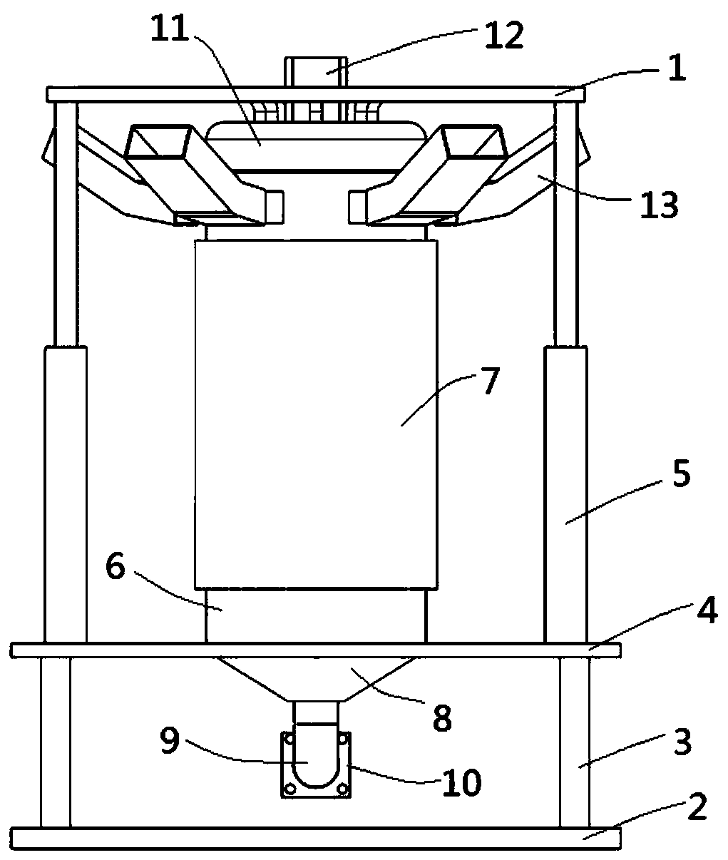 Bran feeding device for suspension furnace