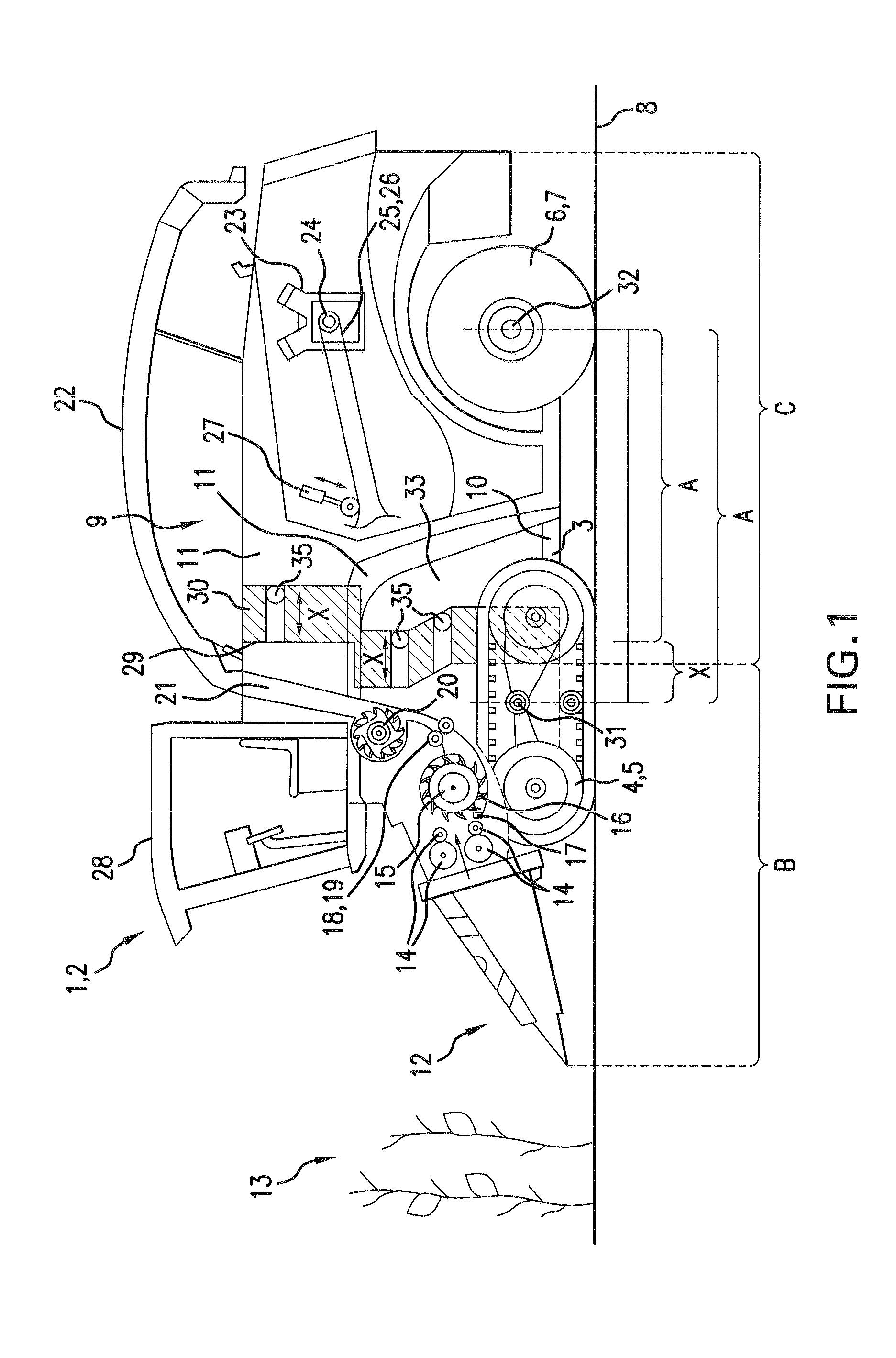 Agricultural harvesting machine