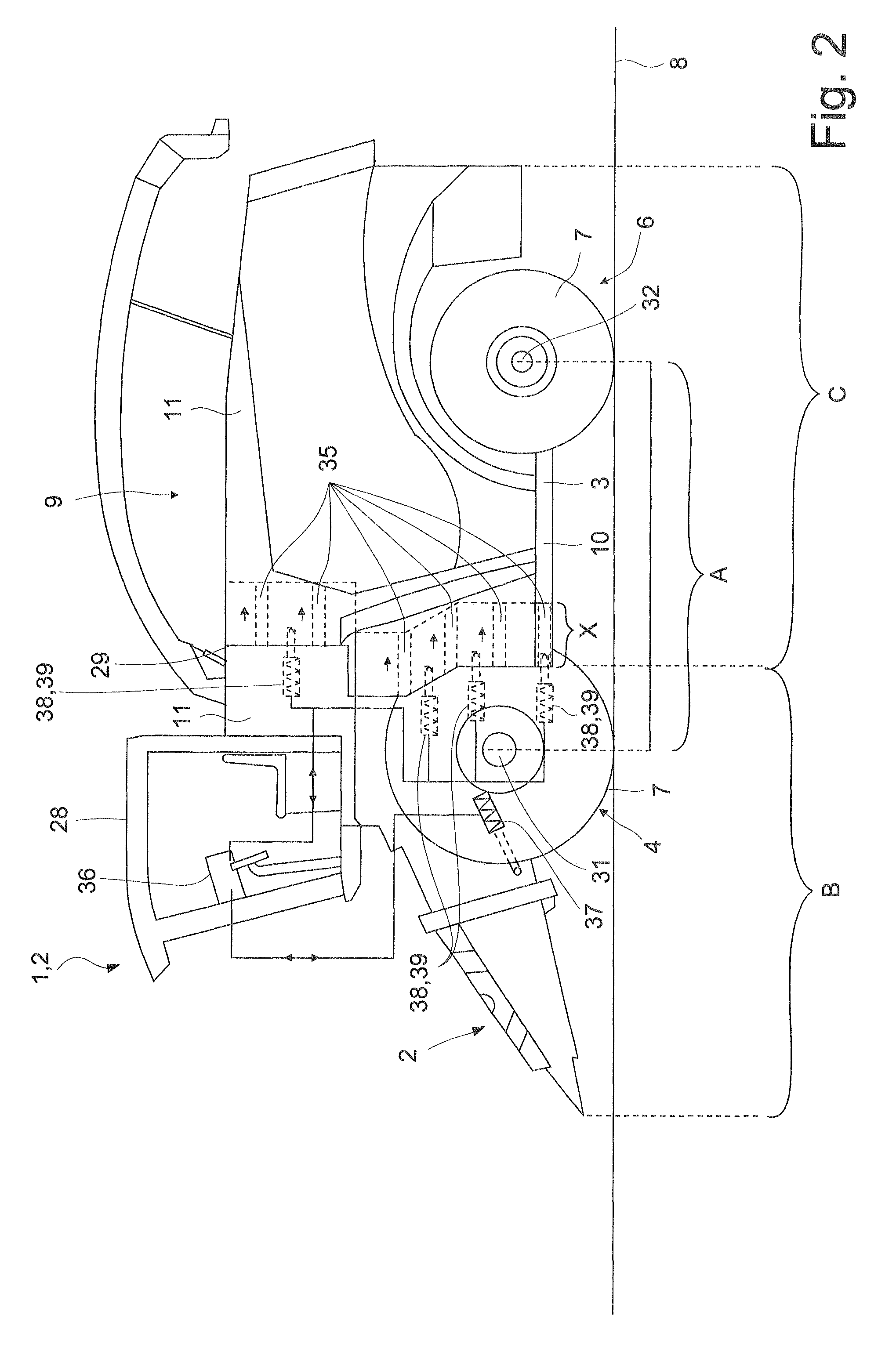 Agricultural harvesting machine