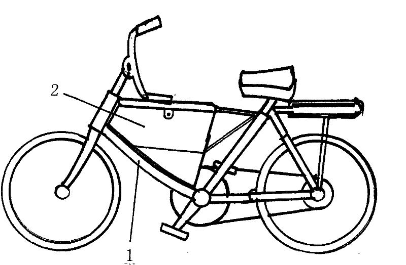 a bicycle