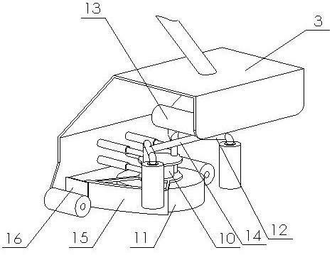 A Municipal Road Tooth Root Angle Cleaning Machine