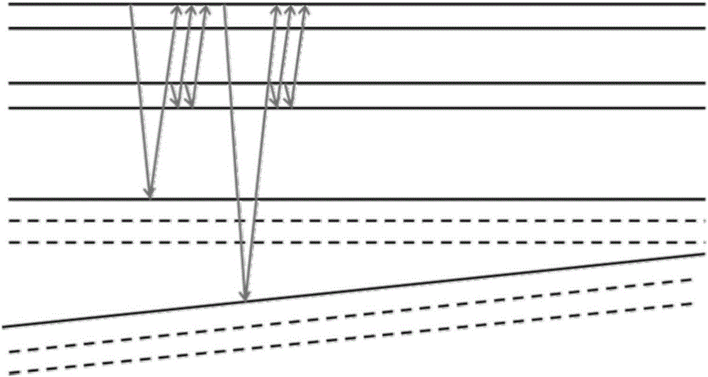 Seismic exploration data multiple automatic search and suppression method