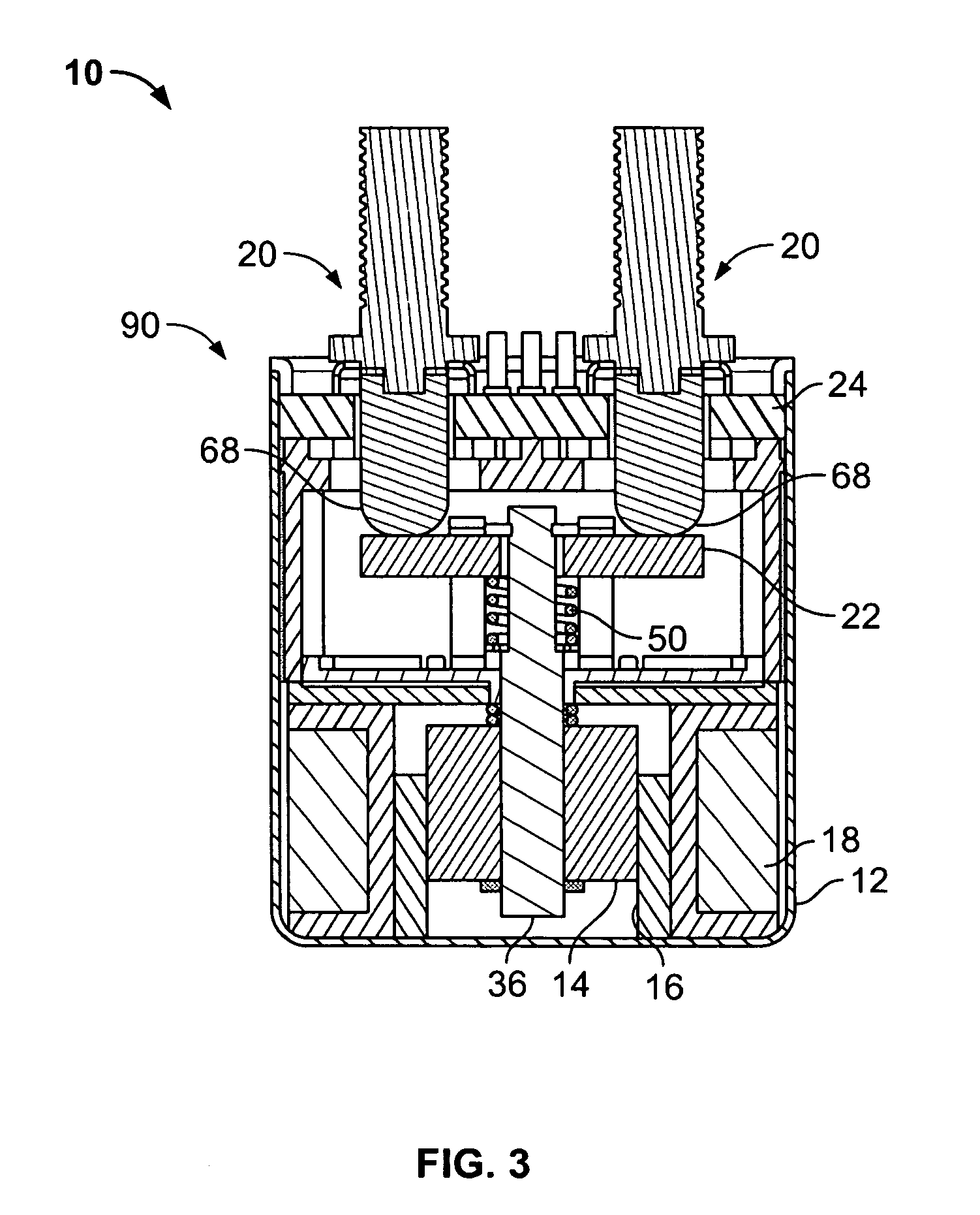 Hermetically sealed electromechanical relay