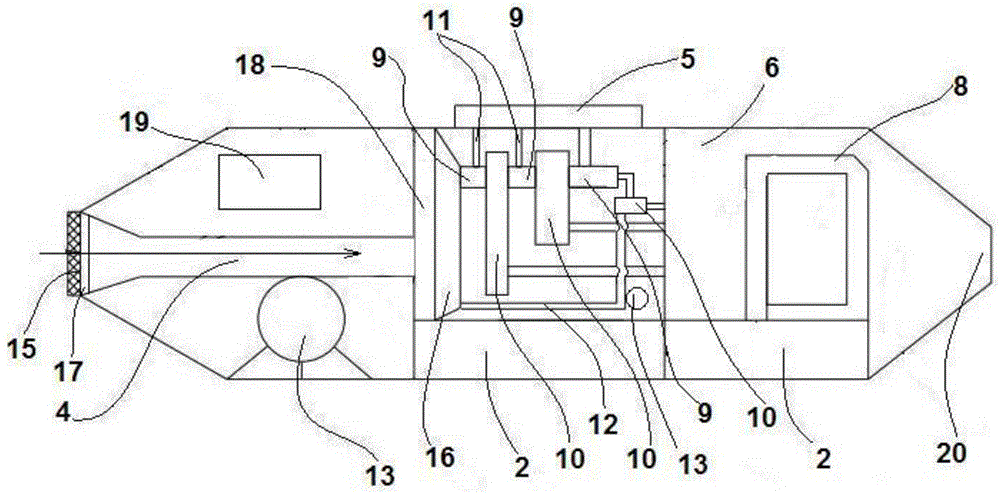 Water-borne oil spilling cleaning boat and control method thereof