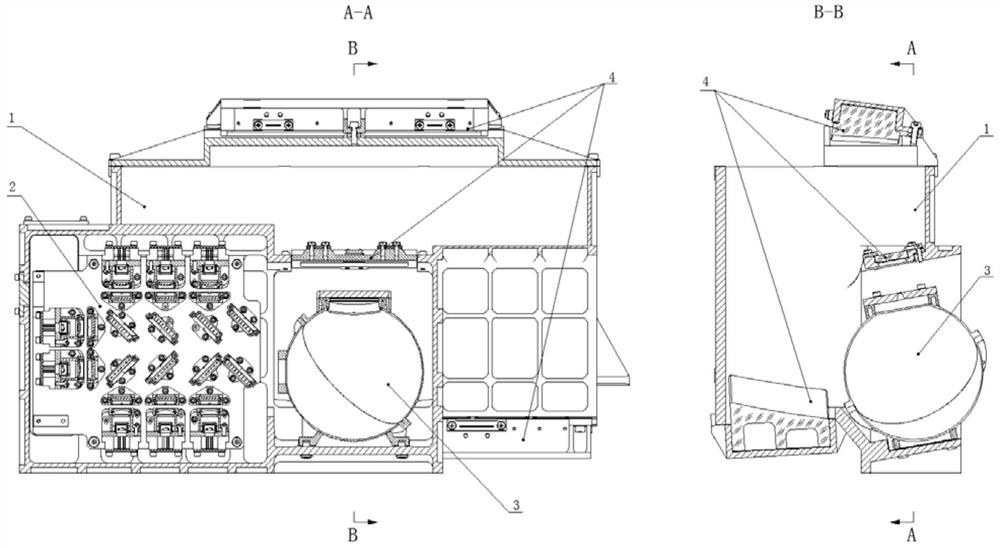 Grating spectrometer on-board spectrum calibration and instrument linear function monitoring device