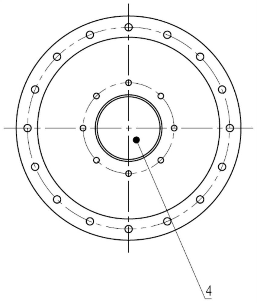 Online dynamic balancing device for centrifugal machine