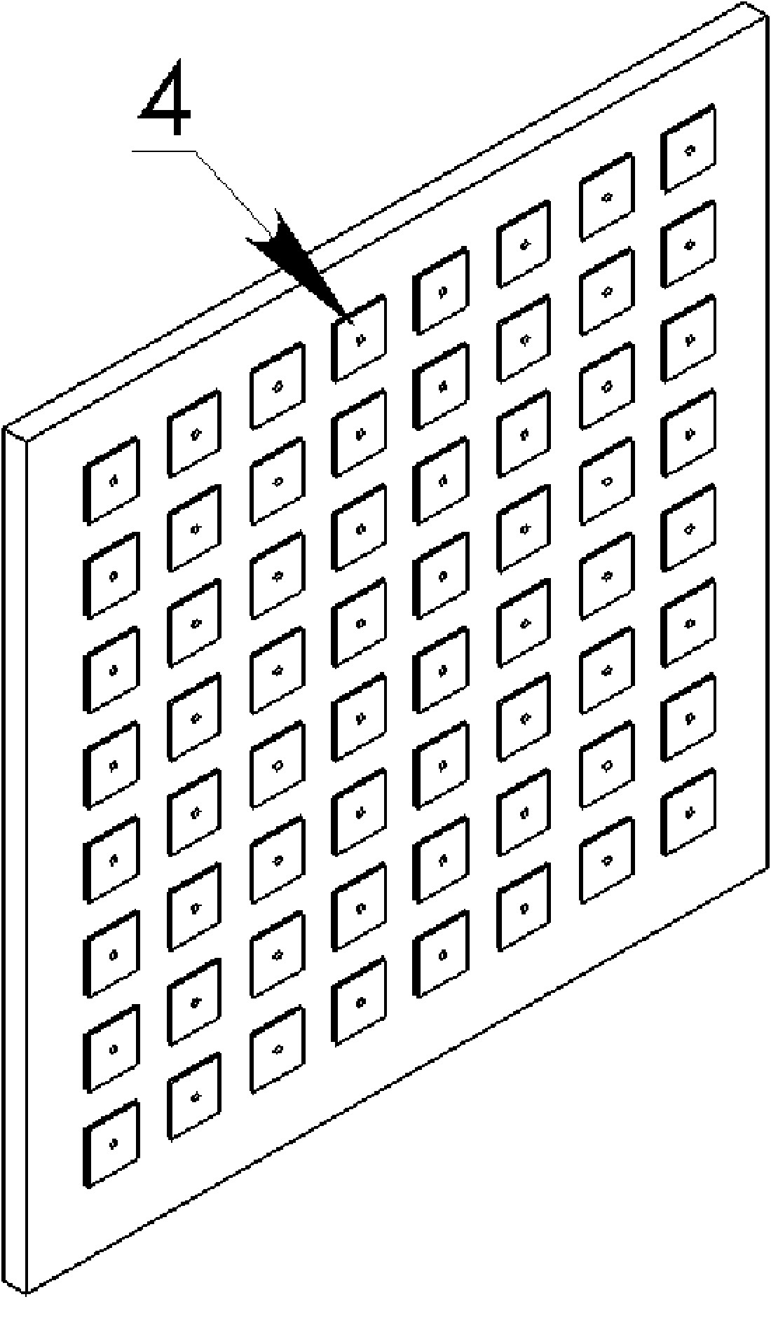 Active phased array antenna adopting passive loading way to control sidelobe level