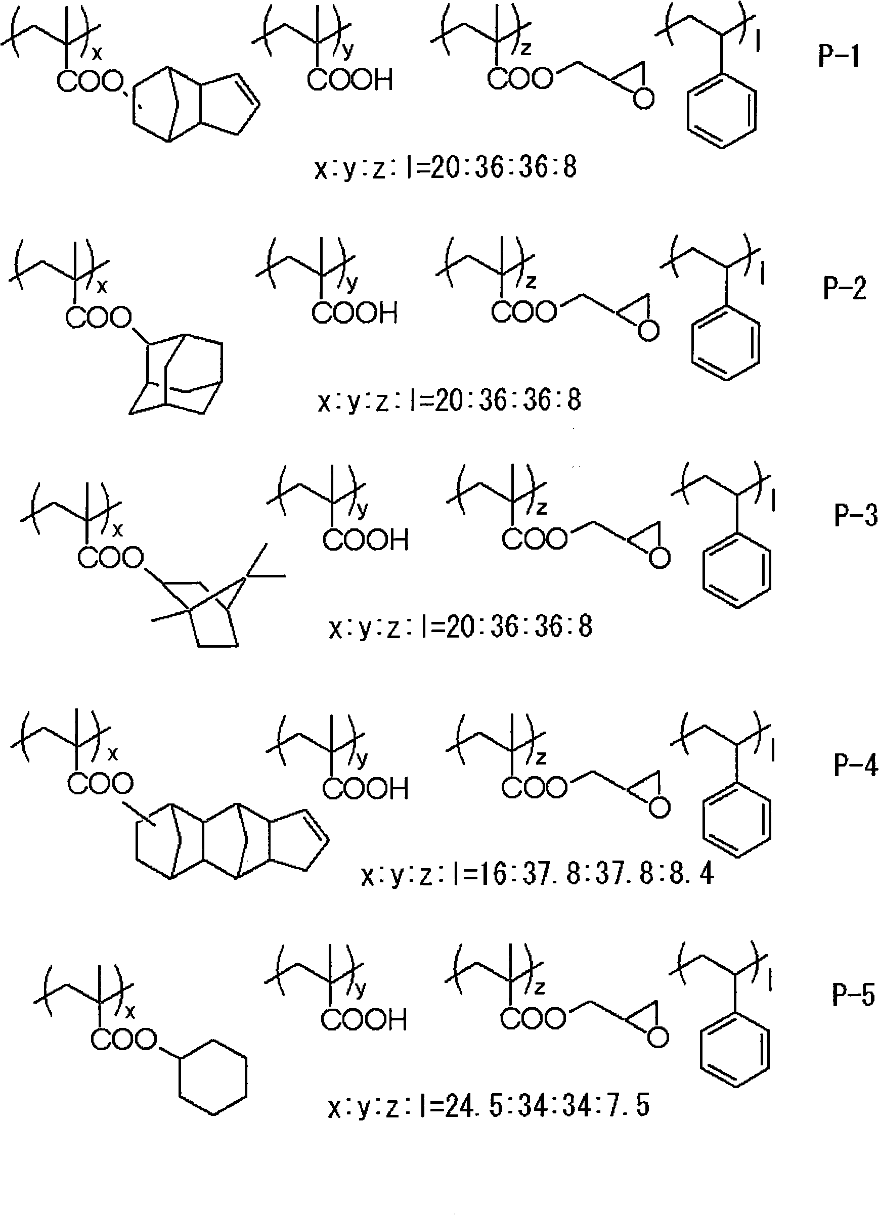 Curing composition, method for producing photospace material and liquid crystal display device