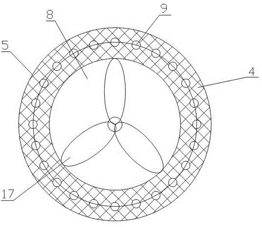 Evaporative cooling air conditioning device utilizing wash water of flush toilet