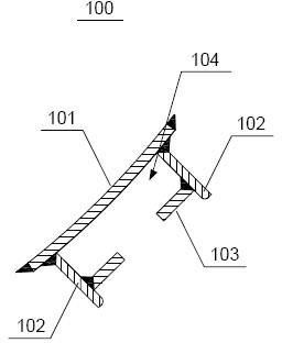 Connecting device used for connecting low-temperature storage tank and base