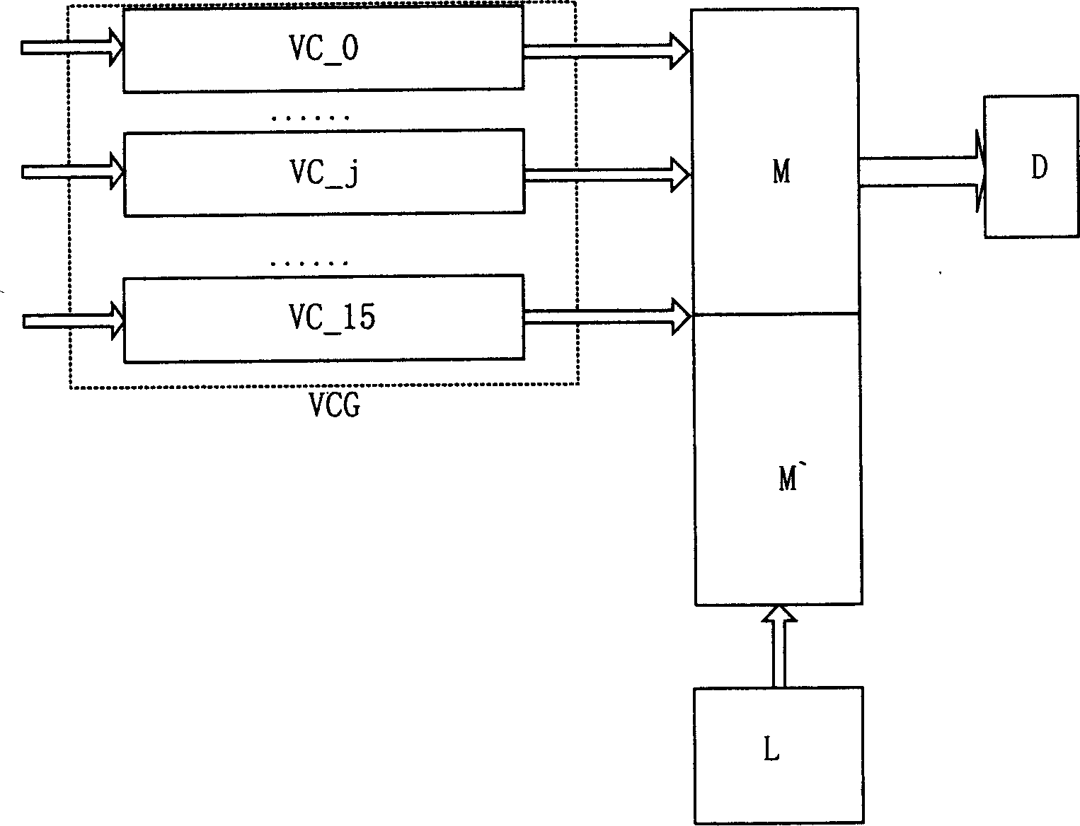 Demapping method of LCAS dynamic swtchover data bandwidth