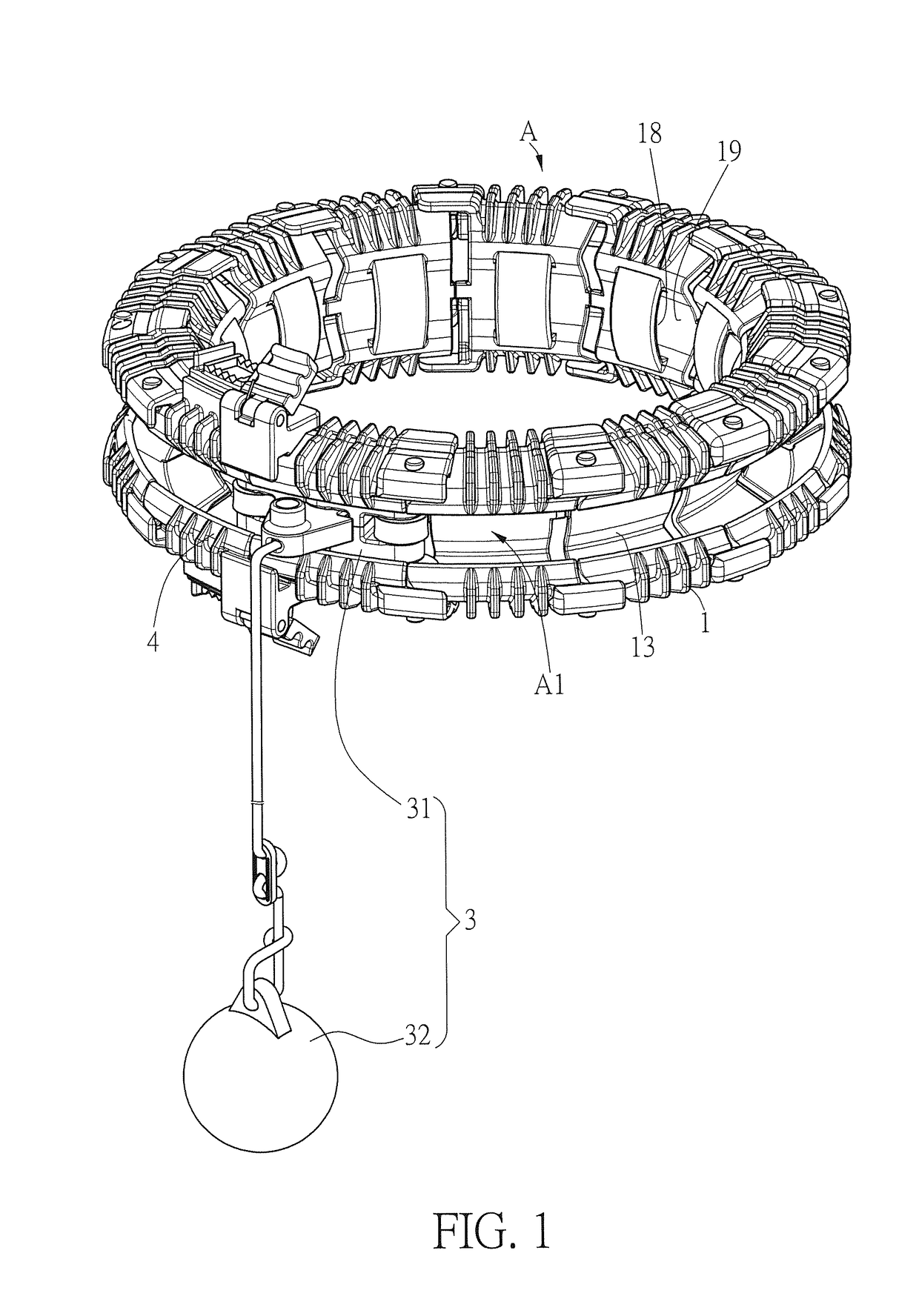 Waist training device