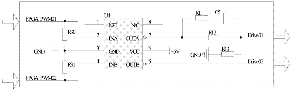 Pulse-type laser adjustable rapid normal pressure intelligent drive circuit