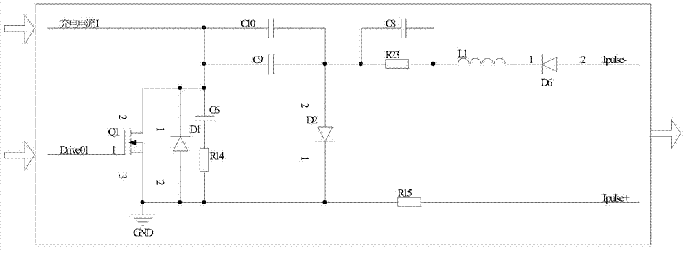 Pulse-type laser adjustable rapid normal pressure intelligent drive circuit