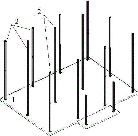 Fabricated integrated building and production method thereof