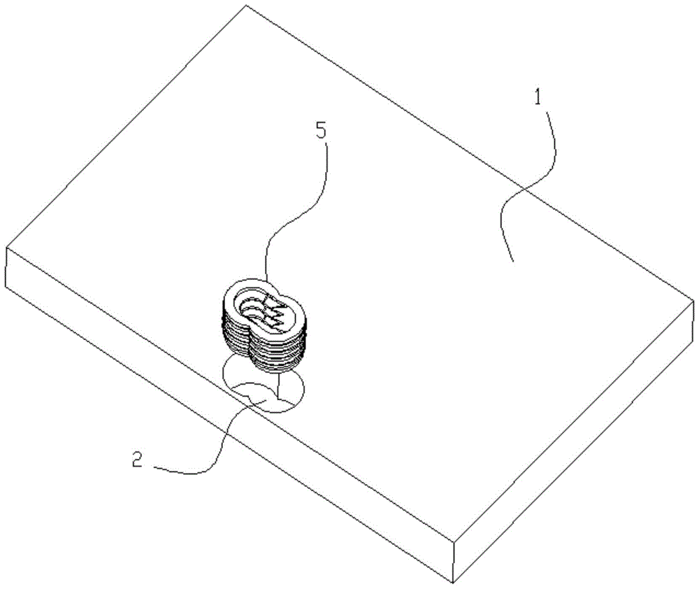 Implantable pole sleeve butt joint structure and cabinet adopting implanted pole sleeve joint structure