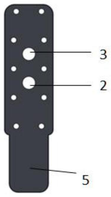 Blood creatinine detection card for optical differential signal processing, preparation method and application