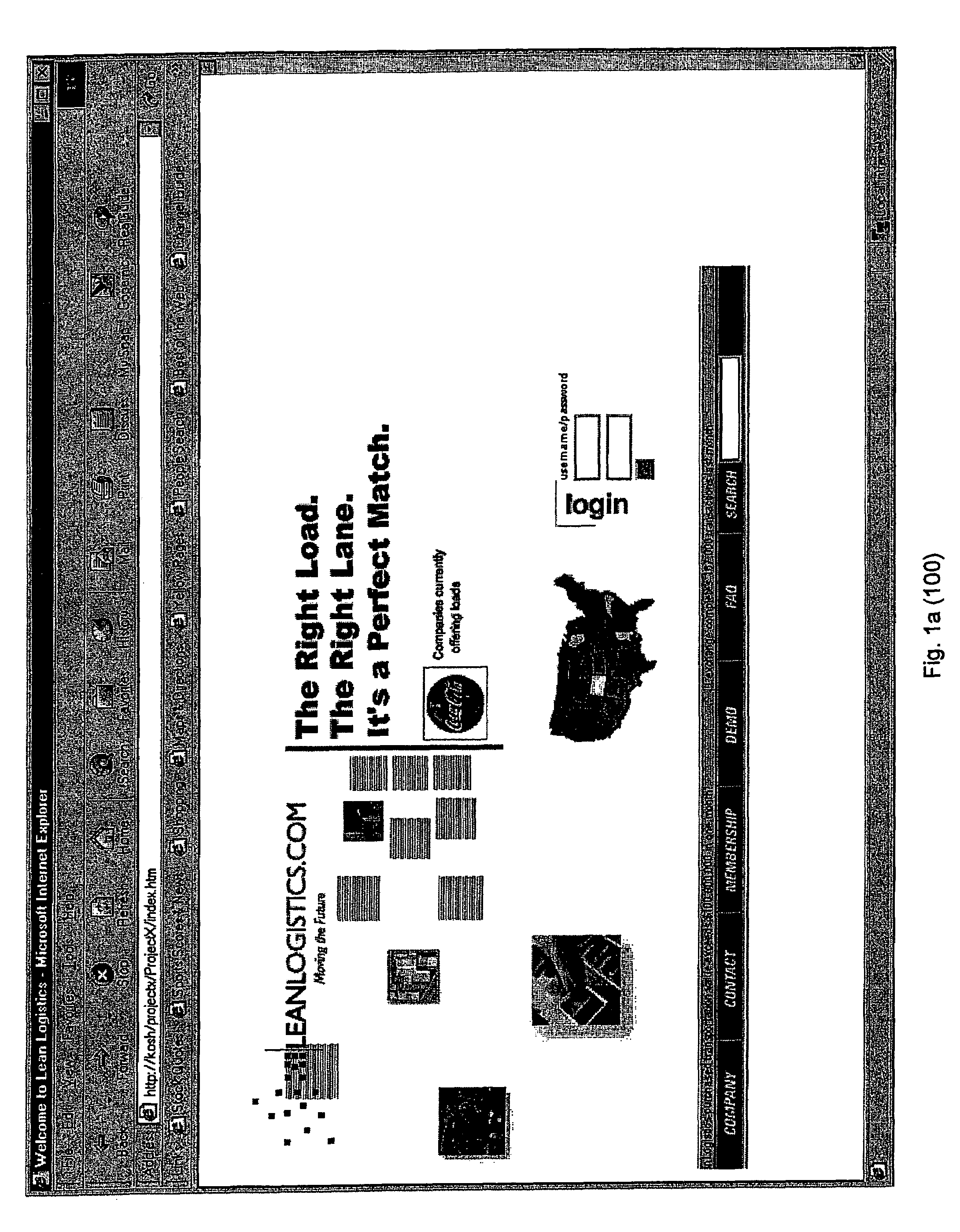 Methods and apparatus for connecting shippers and carriers in the third party logistics environment via the internet