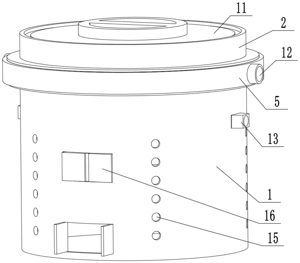 Toxic gas experimental device for mice