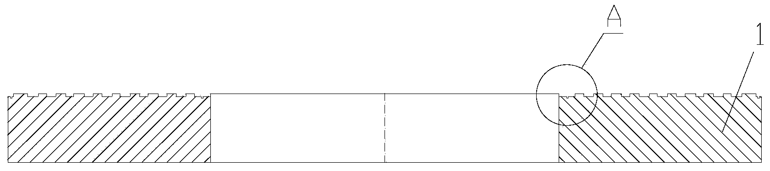 Copper disc for sapphire polishing and disc repair method thereof