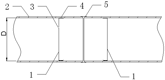 Application of water-soluble paper to argon arc welding of long-distance industrial pipeline intermediate joint collision port