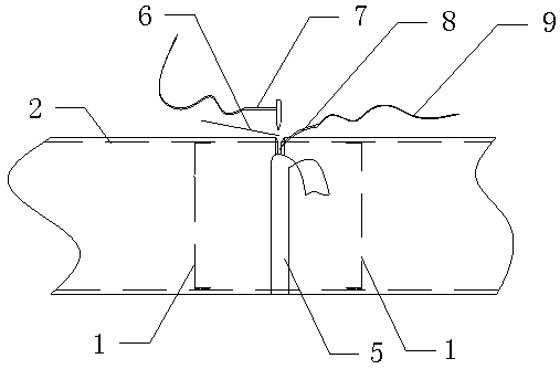 Application of water-soluble paper to argon arc welding of long-distance industrial pipeline intermediate joint collision port