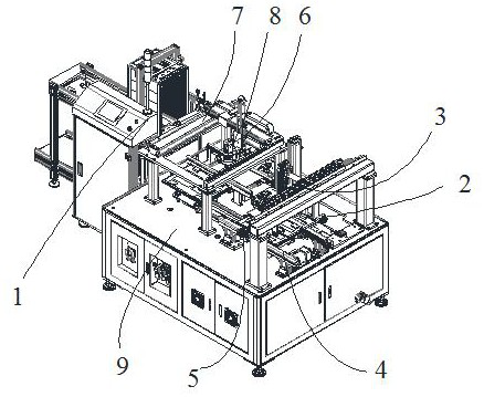 A pcb automatic board throwing machine