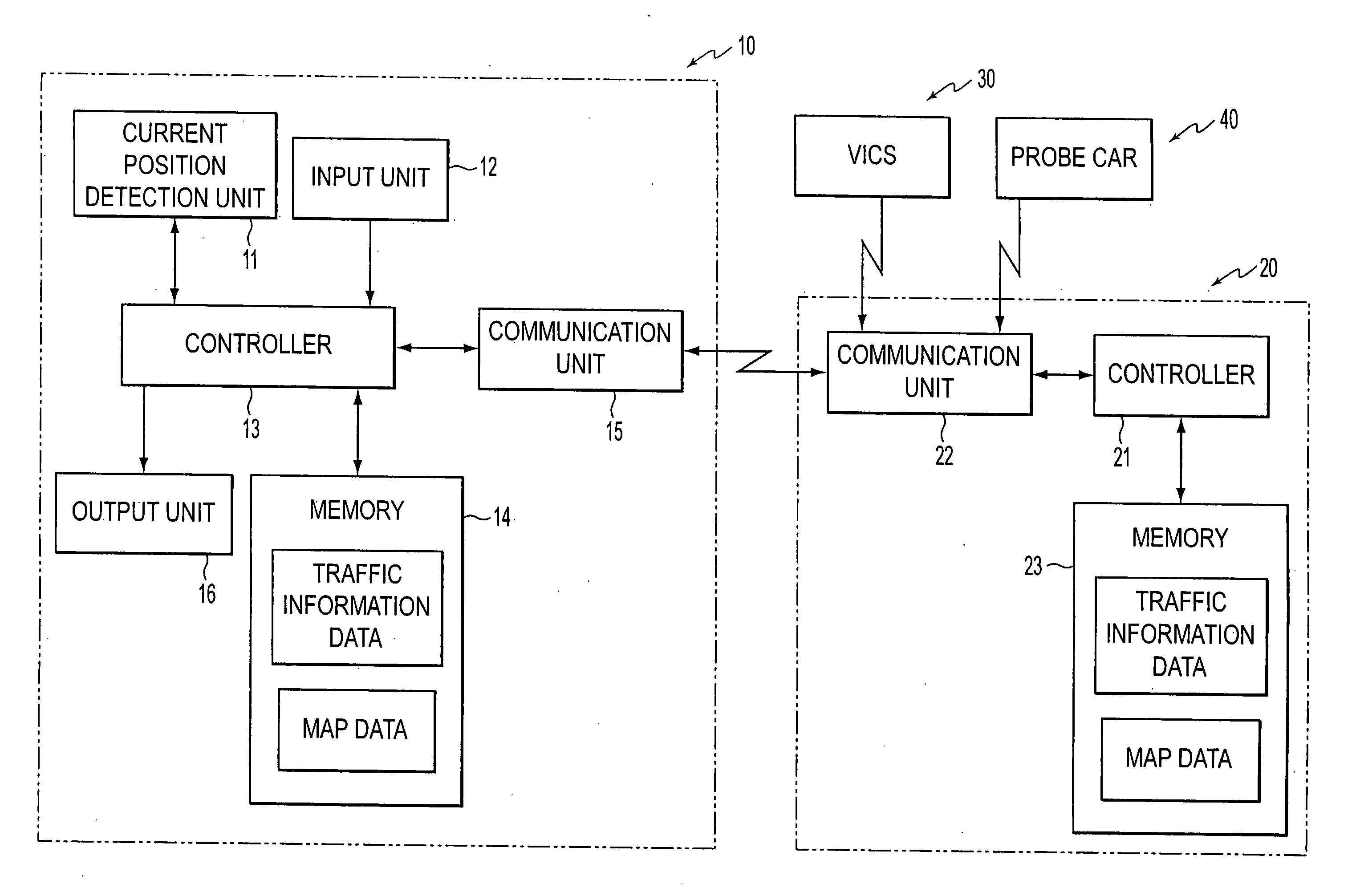 Traffic information transmitting apparatus, transmitting method, and transmitting program