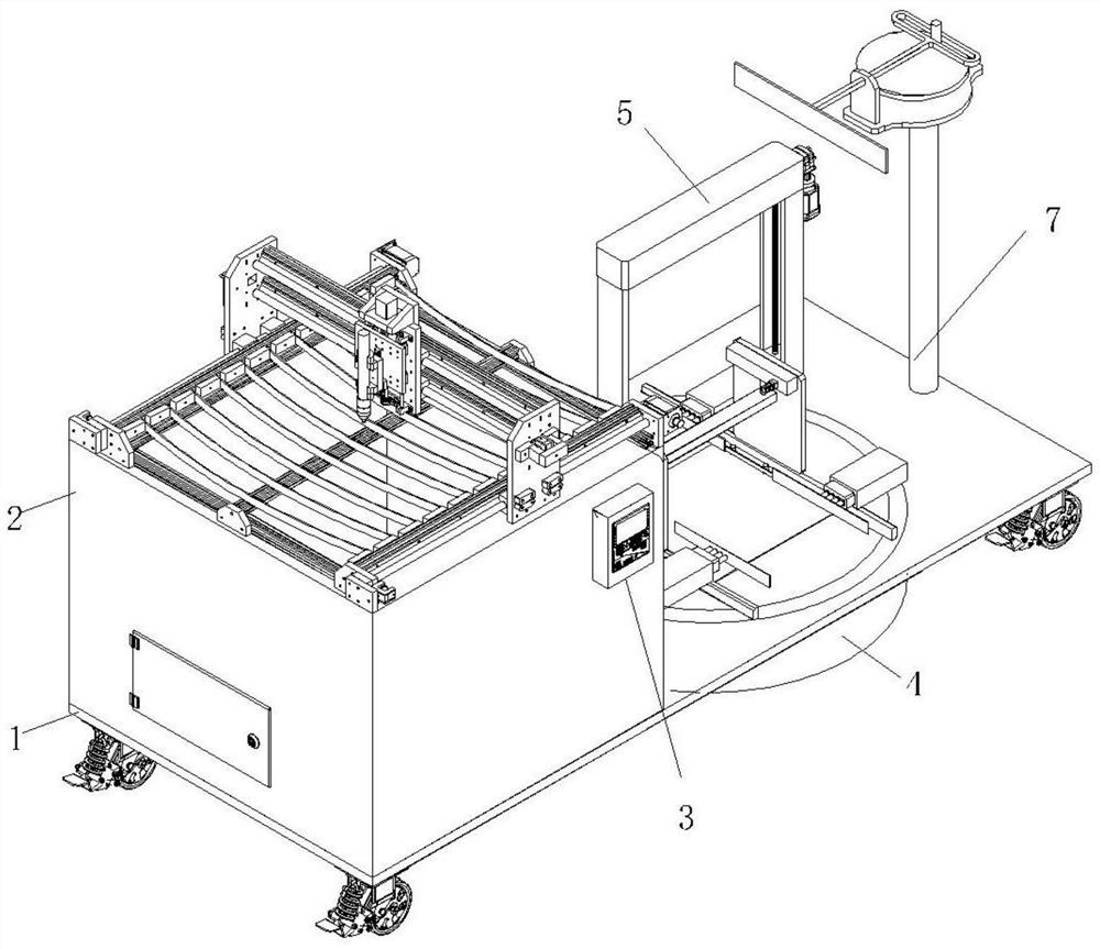 Waste secondary machining device for stamping equipment