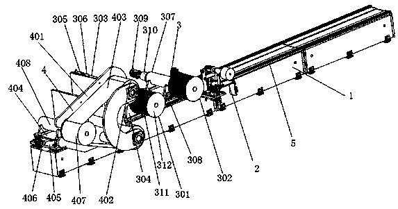 Synchronous belt forming device