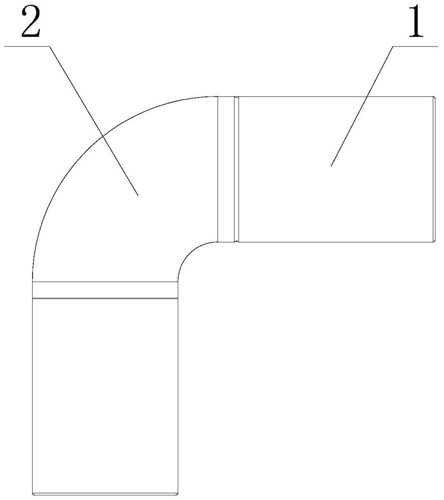 Pipe internally inlaid with welding flux and welding technology