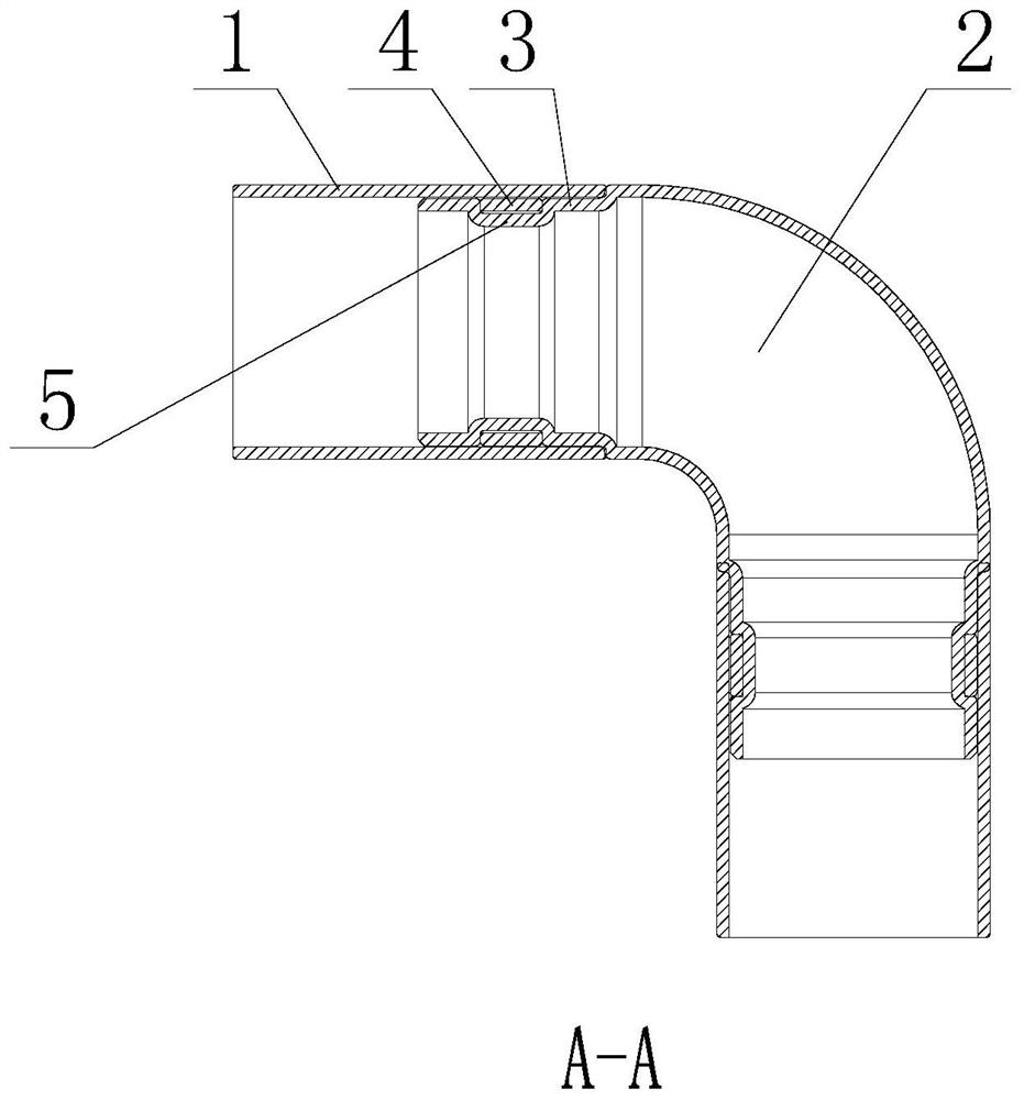 Pipe internally inlaid with welding flux and welding technology