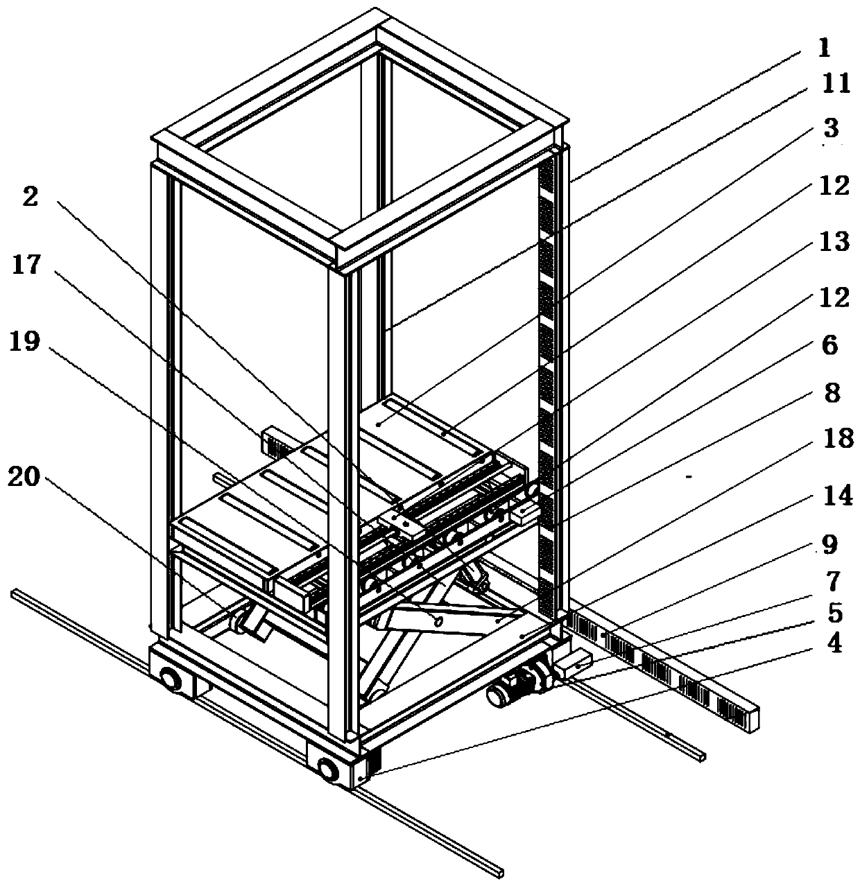 Automatic die carrying die change system and method in unmanned state