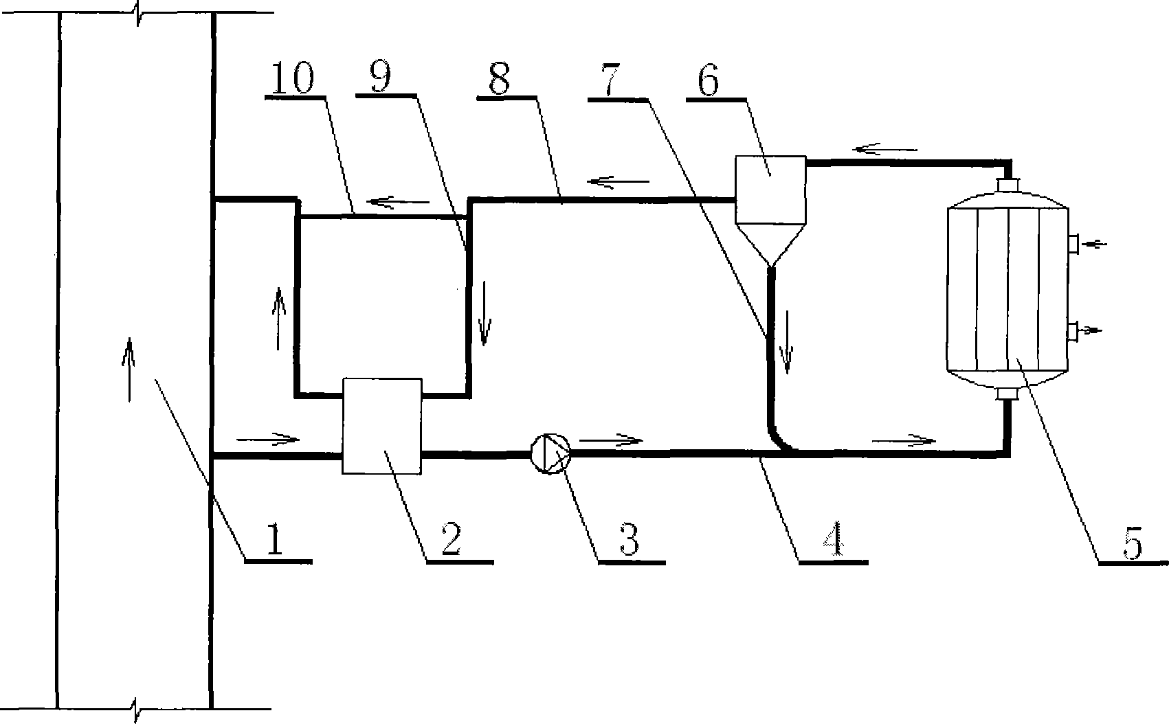 Process for using DC water source cold-heat power supply