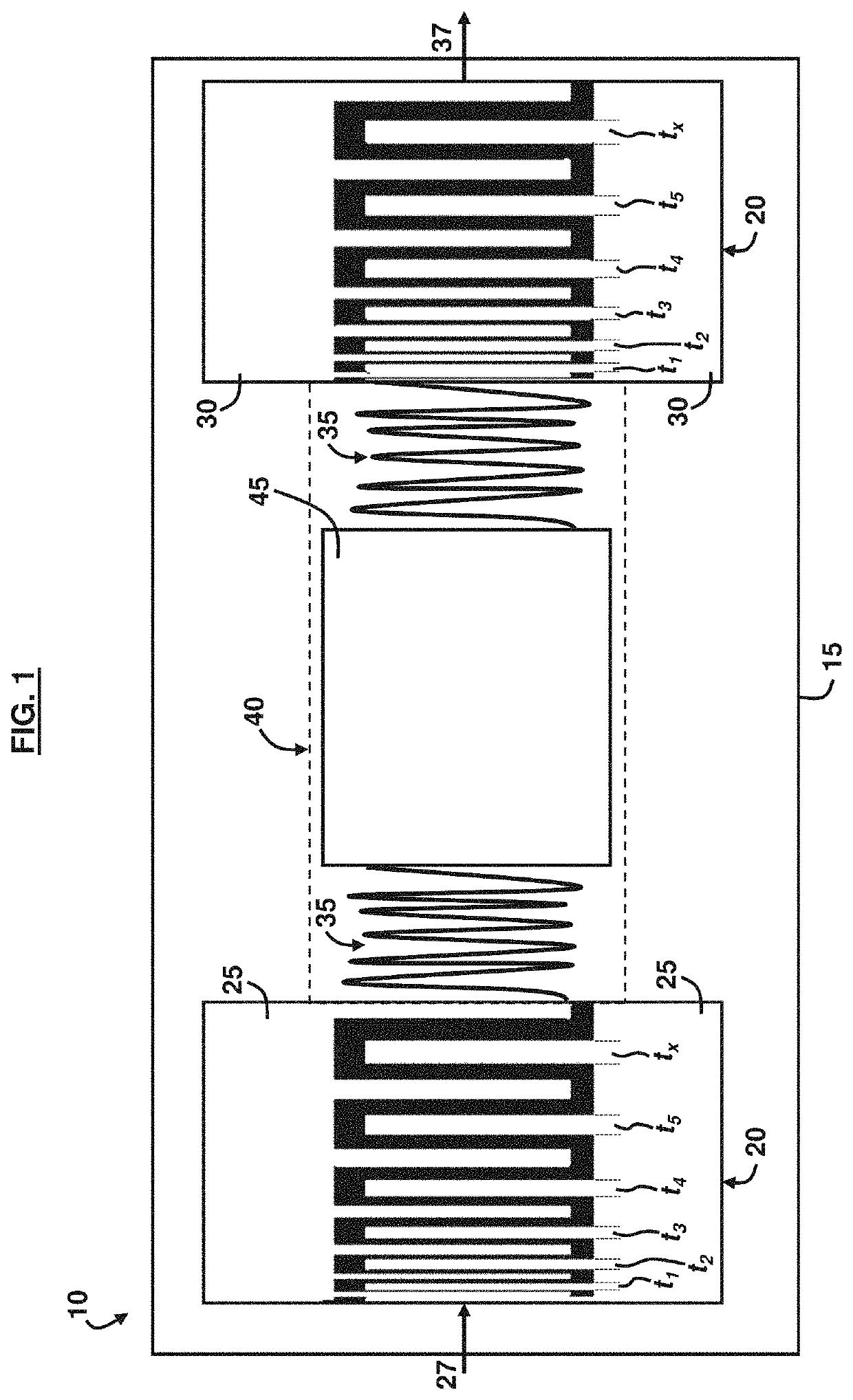 Frequency tunable RF filters via a wide-band SAW-multiferroic hybrid device