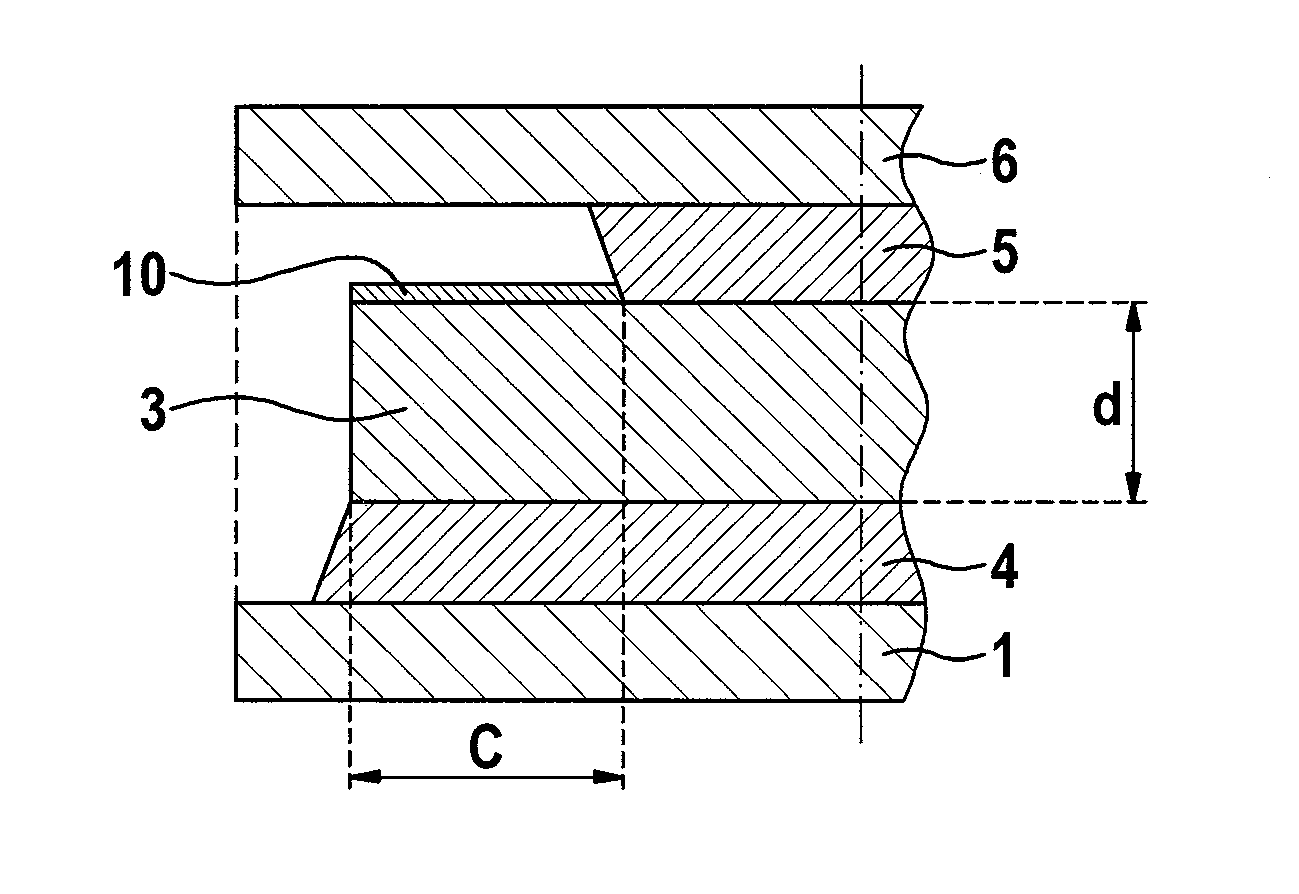 High intensity temperature change-resistant crimping diode