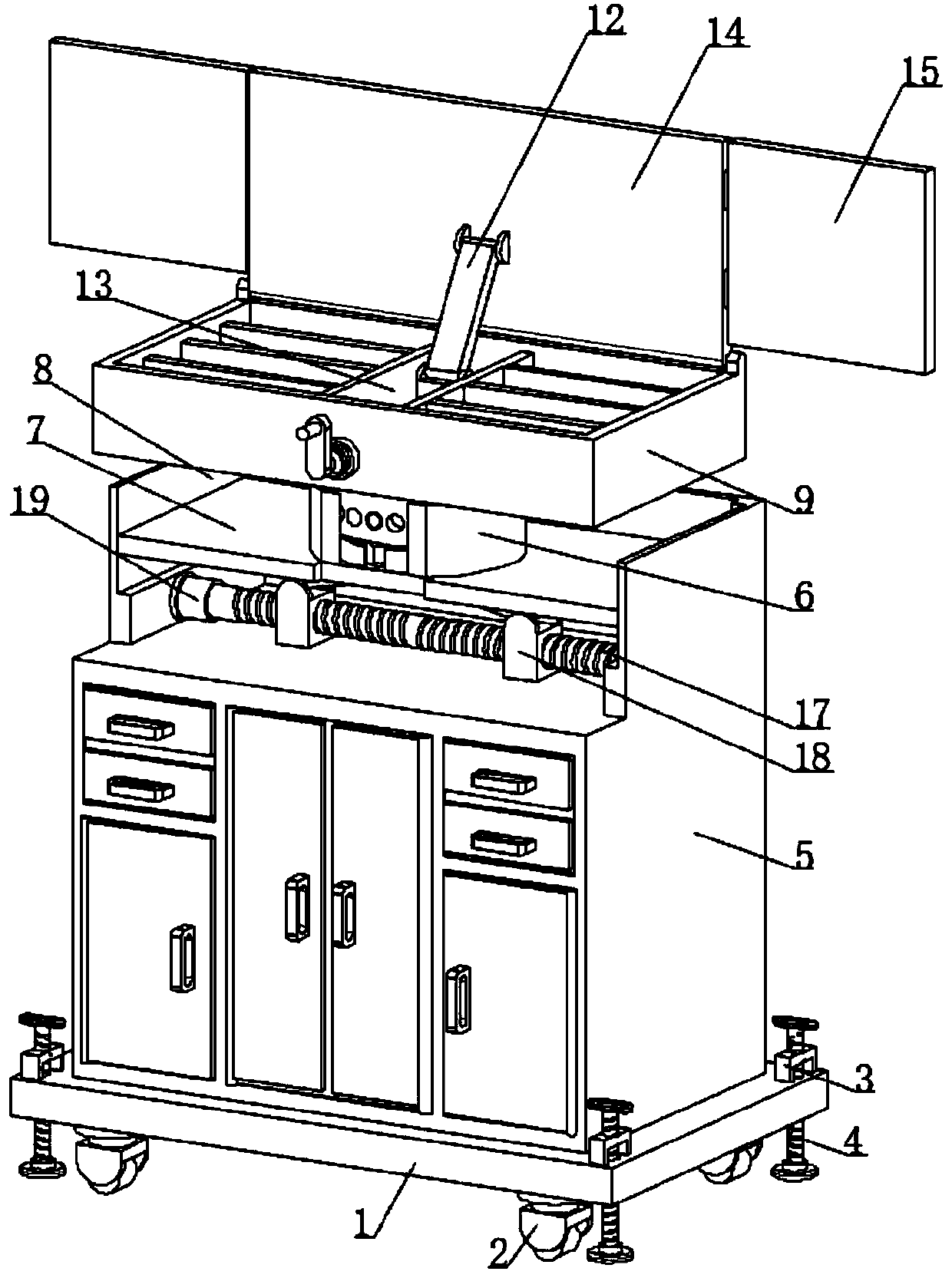 Special teaching auxiliary equipment for business administration