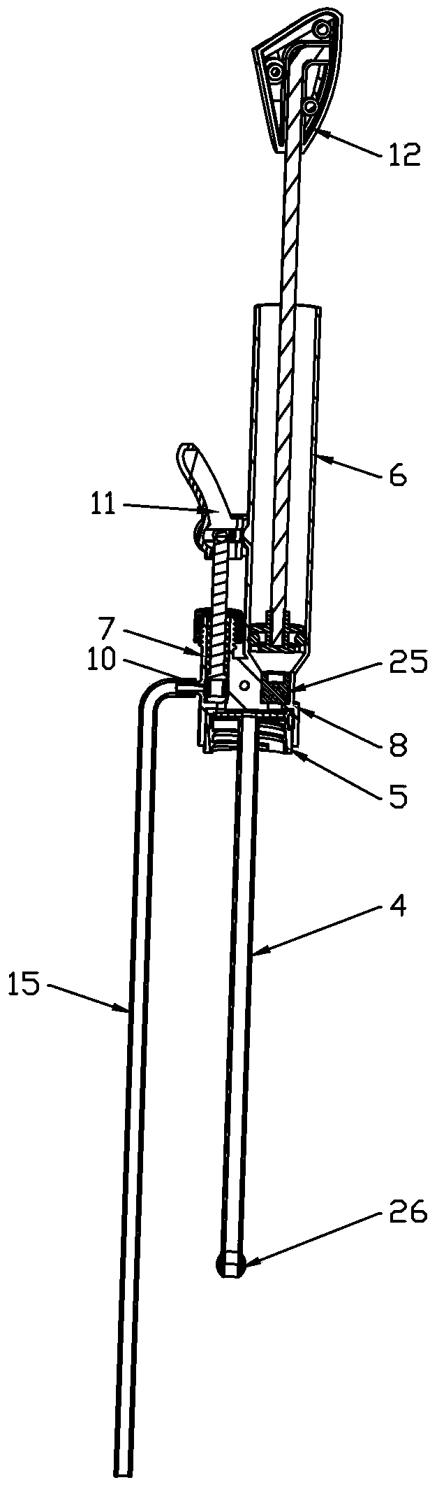 Water spraying cleaning tool