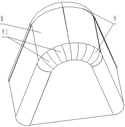 Production method of non-developable surface structure of large bridge steel tower