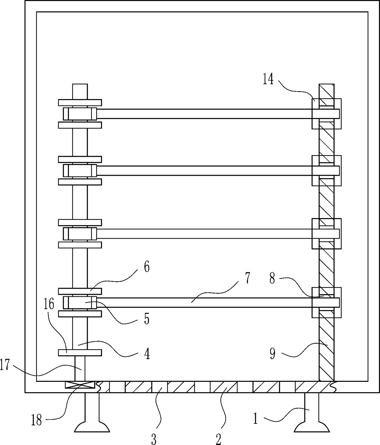 Textile displaying equipment