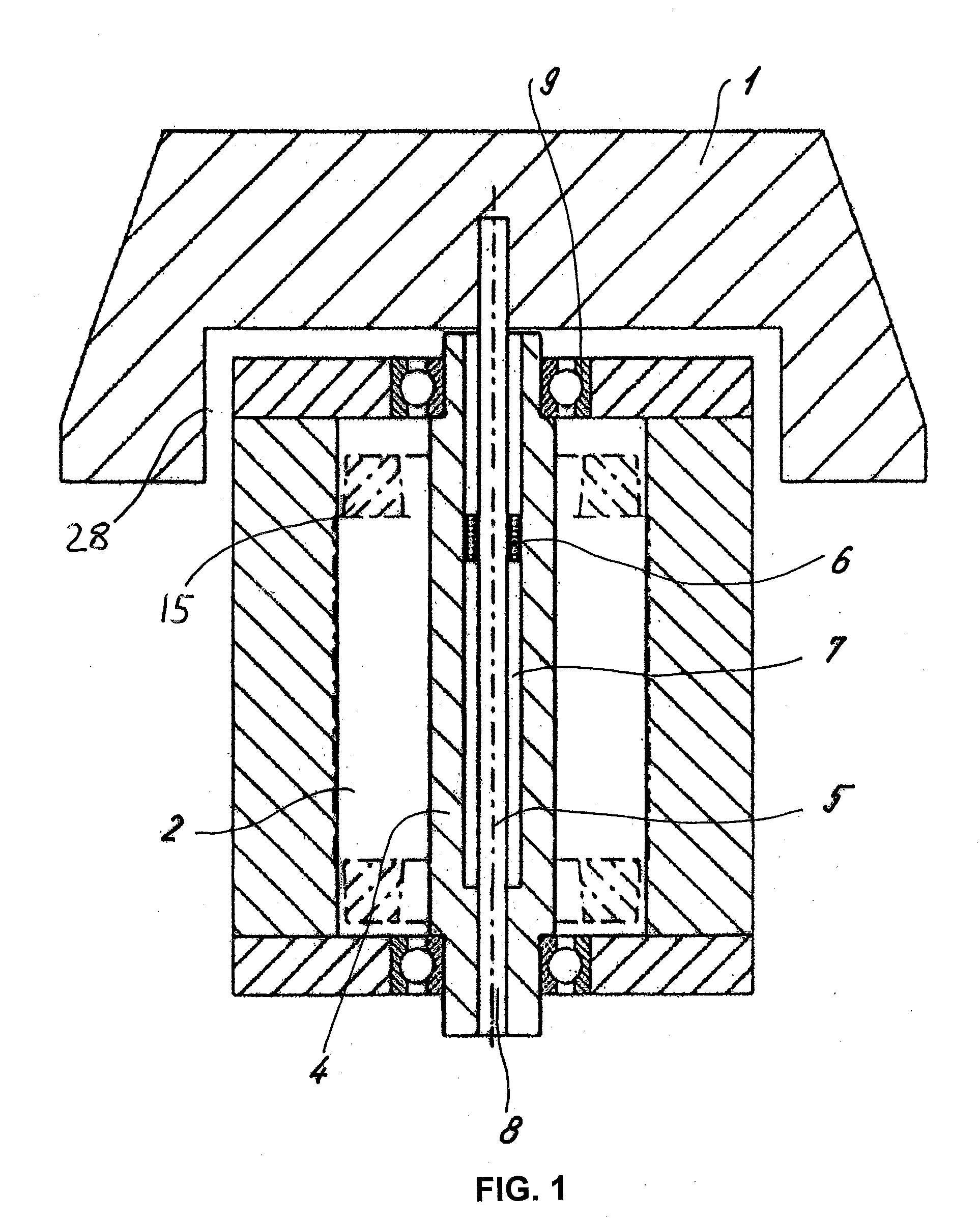 Drive unit for a laboratory centrifuge