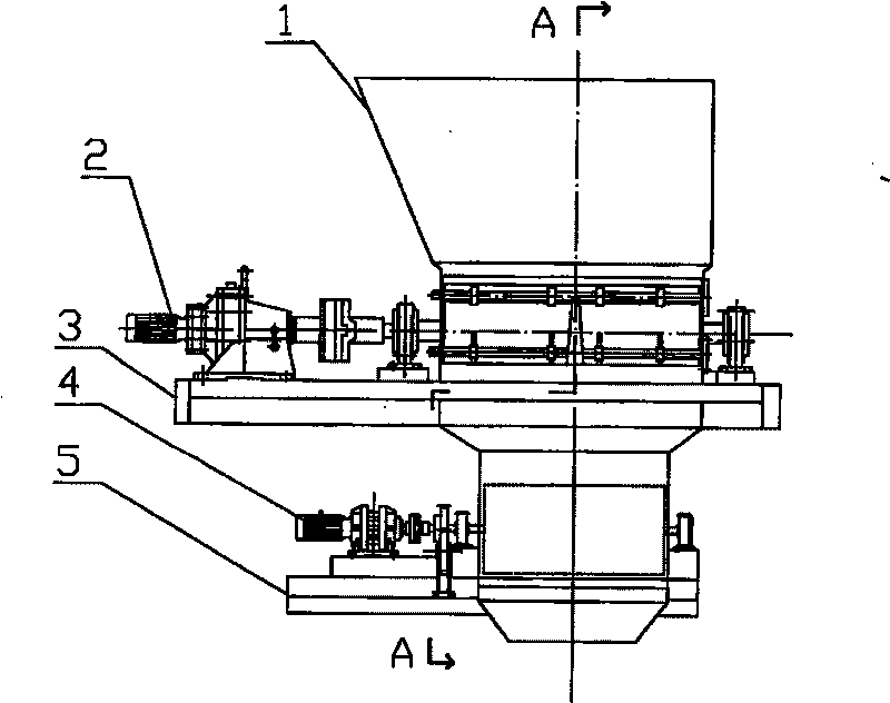 Sludge crushing feeder