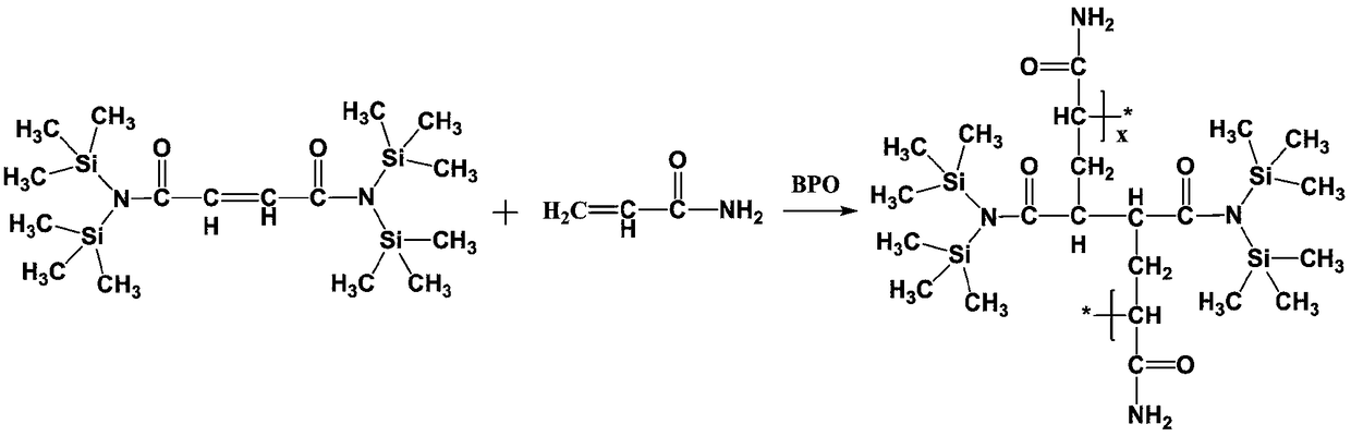 Hydrophobic fixation ink and preparation process thereof