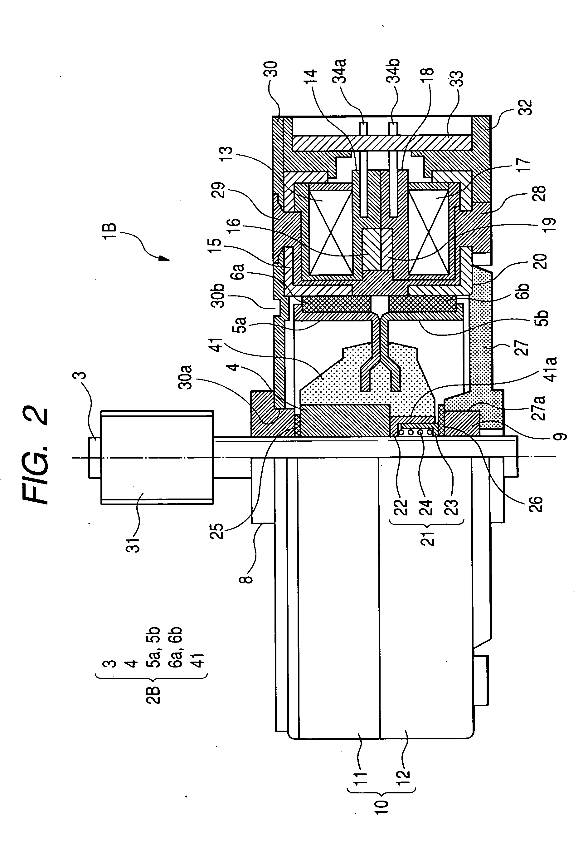 Stepping motor for use in high-temperature environments