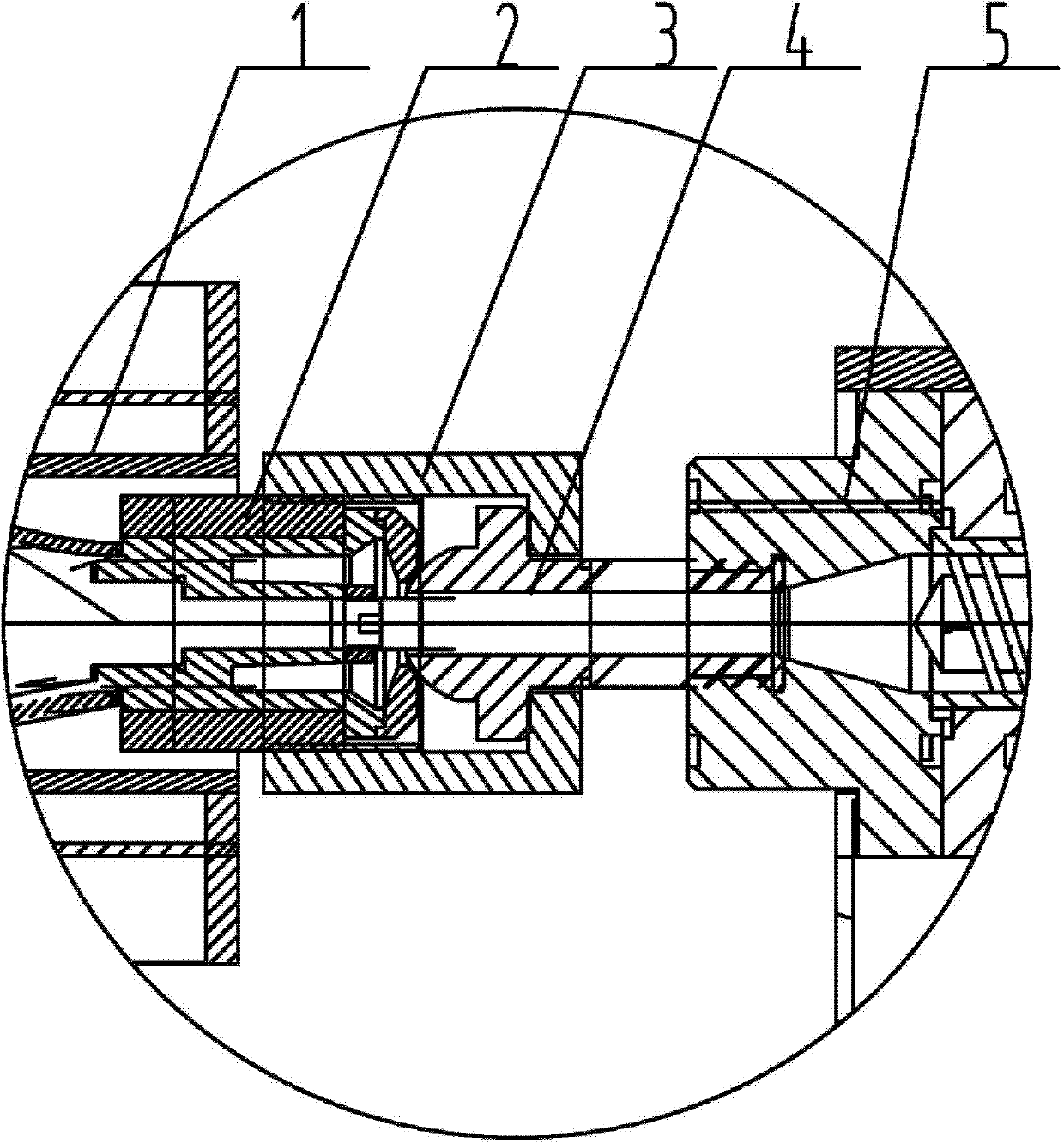 Method for molding spiral equal-wall-thickness hollow screw pump stator rubber bushing