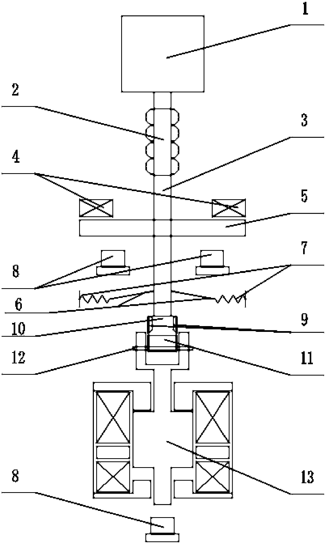 Mechanical quick switch based on electromagnetic repulsion mechanism